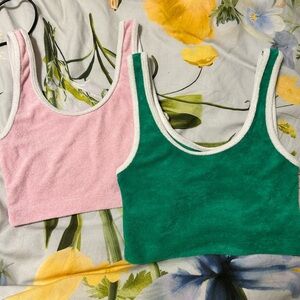 2 H&m crop tops